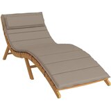  Jastuk za ležaljku smeđesivi 180x60x4 cm od tkanine Oxford | shoptok.hr