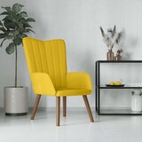  Stolica za opuštanje boja senfa baršunasta | shoptok.hr
