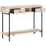  Ručni stol Bijela 100 x 30 x 76 cm Čvrsto drvo manga | shoptok.hr