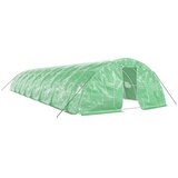  Staklenik s čeličnim okvirom zeleni 80 m² 16 x 5 x 2,3 m | shoptok.hr