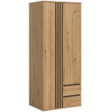 Livetastic OMARA S KLASIČNIMI VRATI, antracit, hrast artisan Cene