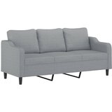  4-dijelni set sofa s jastucima svjetlosivi od tkanine | shoptok.hr