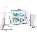  Meteorološka stanica s zaslonom BD-909 bijela | shoptok.hr