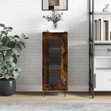 vidaXL Komoda boja dimljenog hrasta 34 5x34x90 cm konstruirano drvo Cijene
