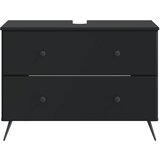  Kupaonski ormarić za sudoper BREDA Crna 82 x 41 x 59 cm - Crna | shoptok.hr