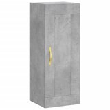  Visoka komoda siva betona 34,5x34x180 cm od konstruiranog drva | shoptok.hr