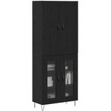  Highboard 2 pcs Crni hrast Inženjersko drvo i staklo | Eponuda.ba