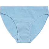 Teen Bikini menstrualne hlačke Light Flow svetlo modre - M
