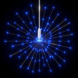 Božićno svjetlo s izgledom vatrometa plavo 20 cm 140 LED | shoptok.hr