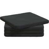  Jastučići za sjedenje 4 pcs Crna 40 x 40 x 3 cm Baršun | Eponuda.ba