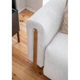 ELTAP Siva sklopiva/s prostorom za odlaganje sofa od bouclé tkanine 244 cm Arcadova – | shoptok.hr