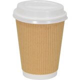 vidaXL Papirnati poklopci za šalice za kavu Ø90 mm 12oz i 16oz 1000kom | shoptok.hr