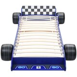  Dječji krevet trkaći auto 90x200 cm plavi | shoptok.hr
