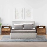  Noćni ormarići s ladicom 2 kom staro drvo 51x31x47 cm | shoptok.hr