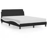 Maison Chic Posteljni okvir - Dvoposteljna postelja - Zakonska postelja z vzglavjem črn in bel 120x200 cm umetno usnje-J16010, (21776066) | Shoptok.si