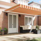  Električna retraktabilna tenda Žuta i narančasta 500 × 350 cm | shoptok.hr