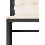  4-dijelni set vrtnih sofa od poliratana s jastucima crni | shoptok.hr