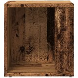  Bočni stolić boja starog drva 33 x 33 x 34 cm konstruirano drvo | shoptok.hr