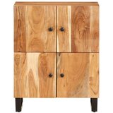  Komoda s 4 vrata 60 x 33 x 75 cm od masivnog bagremovog drva | shoptok.hr