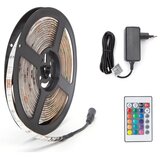 Aigostar led rgb prigušiva traka 5m LED/24W/12/230V IP65 + daljinski upravljač | Eponuda.com