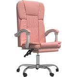  Uredski naslonjač od umjetne kože ružičasti | shoptok.hr