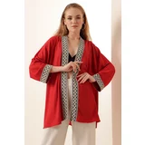 Bigdart Kimono & Caftan - Red - Oversize