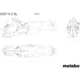 Metabo akumulatorska sabljasta žaga SSEP 18 LT BL 601617840 | Shoptok.si