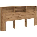vidaXL Stenska omarica artisian hrast 200x19x103,5 cm inženirski les | Shoptok.si