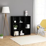 Furnova Knjižna omara črna 98x29x97,5 cm inženirski les, (21951172) Cene