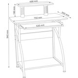 Molarem Home stol za računalo B-07 - MDF | shoptok.hr