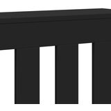 vidaXL Pokrov za radijator crni 175x20x82 cm konstruirano drvo | shoptok.hr