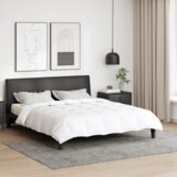 vidaXL Prešitke in odeje Bela 200 x 200 cm Puh | Shoptok.si