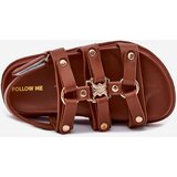 Boto Girls sandals with gold detail brown Lunessa | shoptok.hr