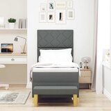  s opruga kutije Tamno siva 200 x 80 cm tkanina | shoptok.hr
