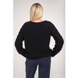 By o la la Black openwork sweater | shoptok.hr