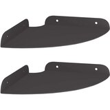  Ležeča polica s polico 2 pcs Črna 18 x 18 x 2 cm, (5000307423) | Shoptok.si