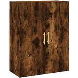  Visoka komoda dimljeni hrast 69 5x34x180 cm konstruiranog drva | shoptok.hr