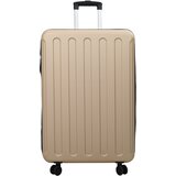 vidaXL Sklopivi kufar Tvrda ljuska 28'' Šampanjc 50x30x76 cm ABS | shoptok.hr