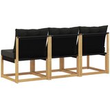 3 3 kom. Srednja sofa za van Masivno bagremovo drvo, Tekstilen | shoptok.hr