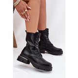 Boto Women's Work Boots on Block Heel Black Alviora | Shoptok.si