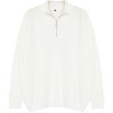 Trendyol Curve Ecru Zipper Closure Knitwear Sweater | Eponuda.ba