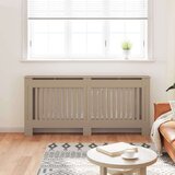 vidaXL Pokrov radiatorja 2 pcs Rjava 172x19x81.5cm Konstruiran les | Shoptok.si