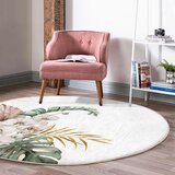 Mila Home Kremno bela pralna/primerna za robotski sesalnik okrogla preproga ø 80 cm Comfort – | Shoptok.si