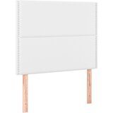 s oprugama i madracem bijeli 100x200 cm od umjetne kože | shoptok.hr