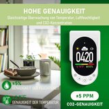 LSENLTY 3v1 merilnik CO2, temperature in vlage z alarmom | Shoptok.si