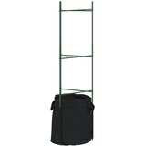  Kavezi za rajčice s vrećama za biljke 4 kom 116 cm čelik i PP | shoptok.hr