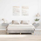 Maison Chic Posteljni okvir - Dvoposteljna postelja - Zakonska postelja brez vzmetnice 150x200 cm inženirski les-J10914, (21766276) | Shoptok.si