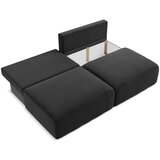 Makamii Crna sklopiva/s prostorom za odlaganje sofa 216 cm Kalena – | shoptok.hr