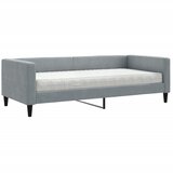  Dnevni krevet s madracem svjetlosivi 90 x 190 cm od tkanine | shoptok.hr