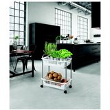 Metaltex Crni regal na kotačima 41x52x26 cm Oslo – | shoptok.hr